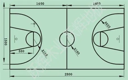 篮球场尺寸图片详解（适合篮球爱好者和场馆设计者）