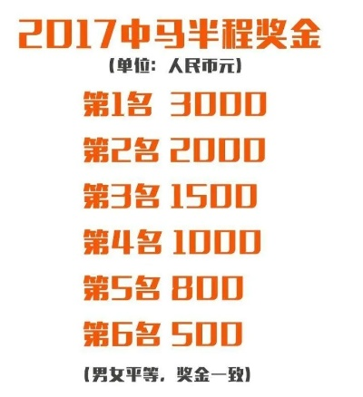 2017南京马拉松奖金 奖金设置及颁发规则